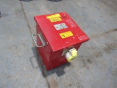 3kw Continuous Metal Vented Transformer c/w 32amp Socket (Direct Hire Co)