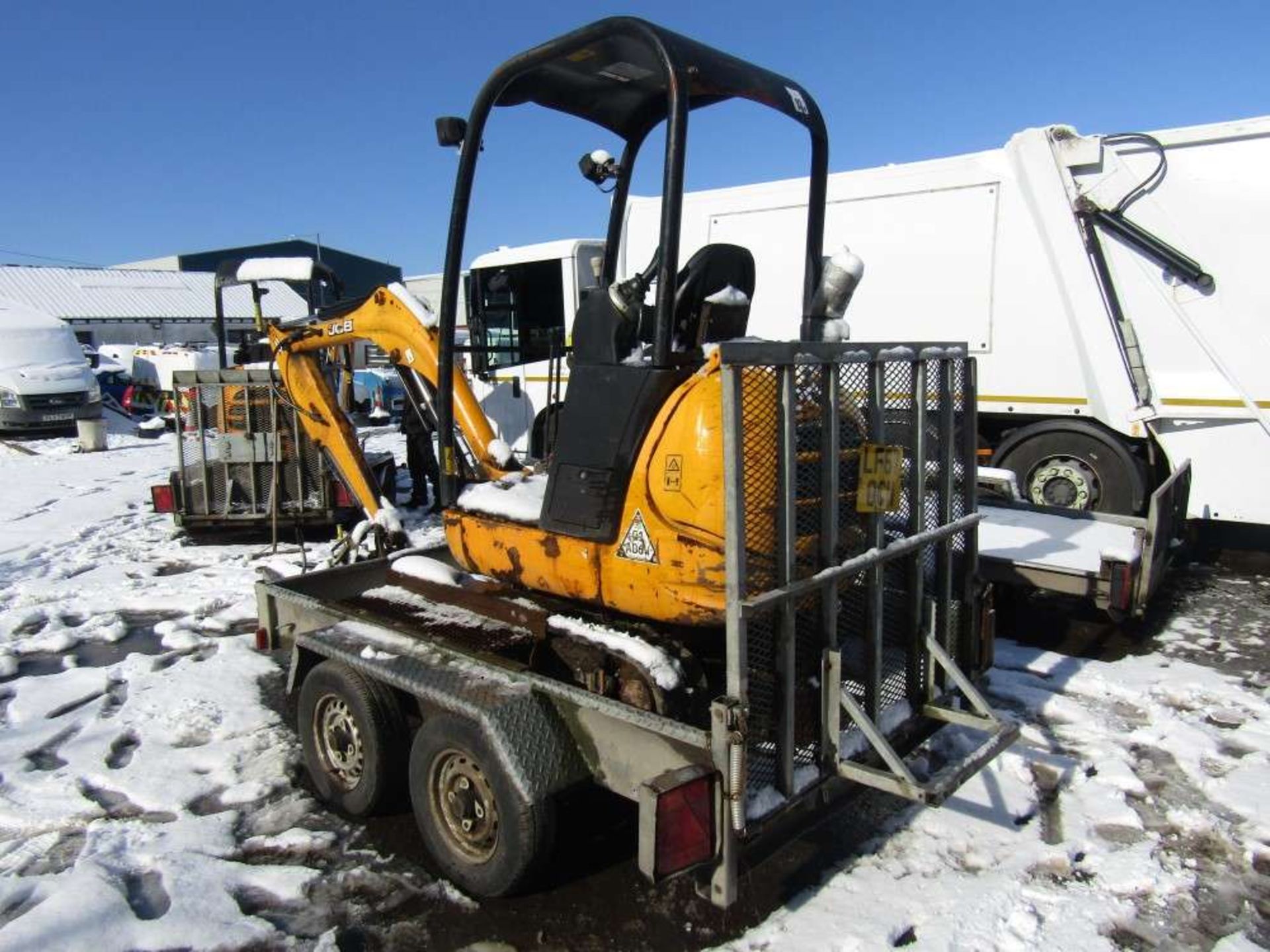 2011 JCB 801 Mini Digger c/w Trailer (Direct Electricity NW) - Image 4 of 6