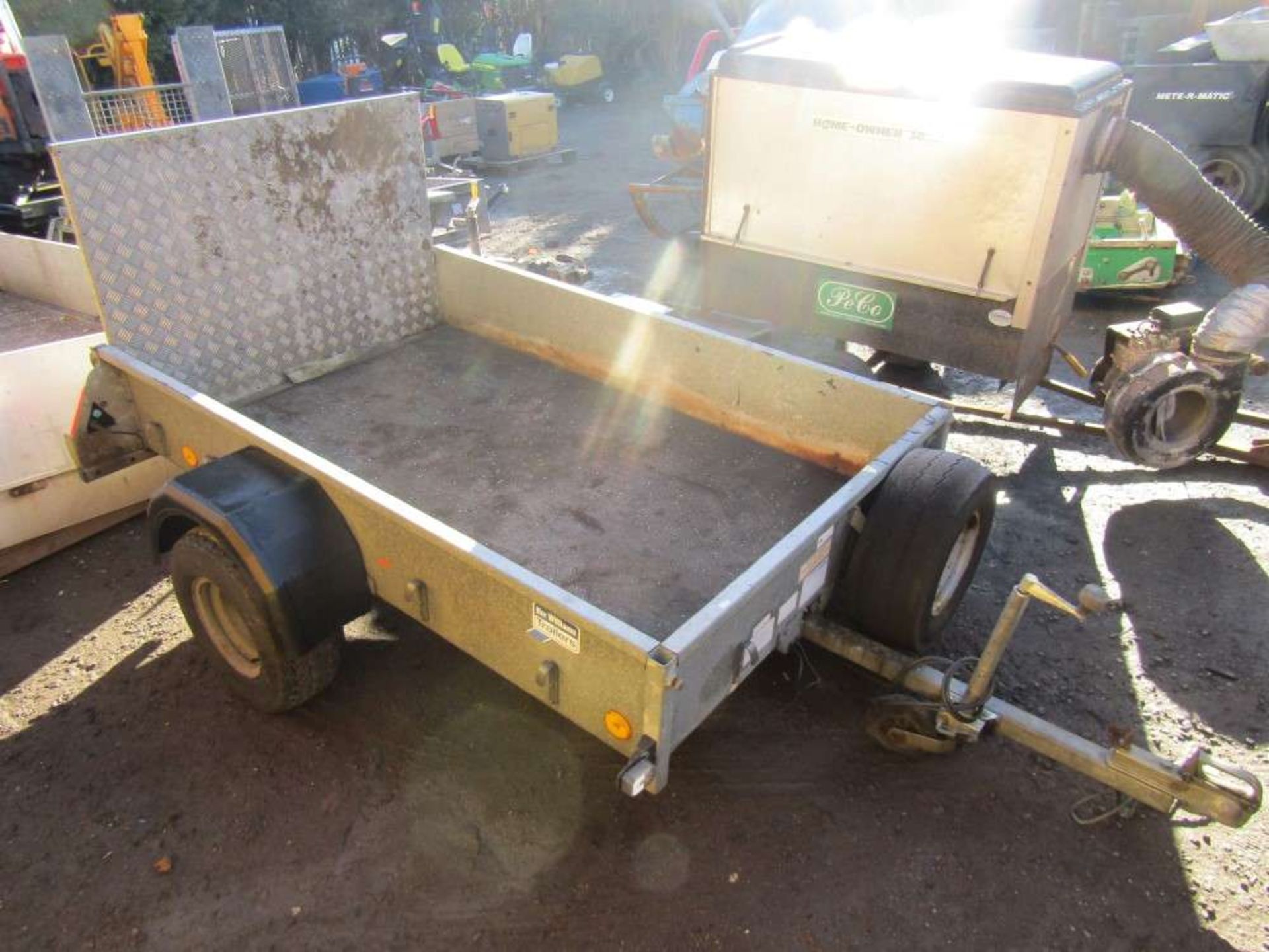 Ifor Williams P6E TB Single Axle Trailer c/w Ramp & Ladder Rack (Direct Council) - Image 4 of 4