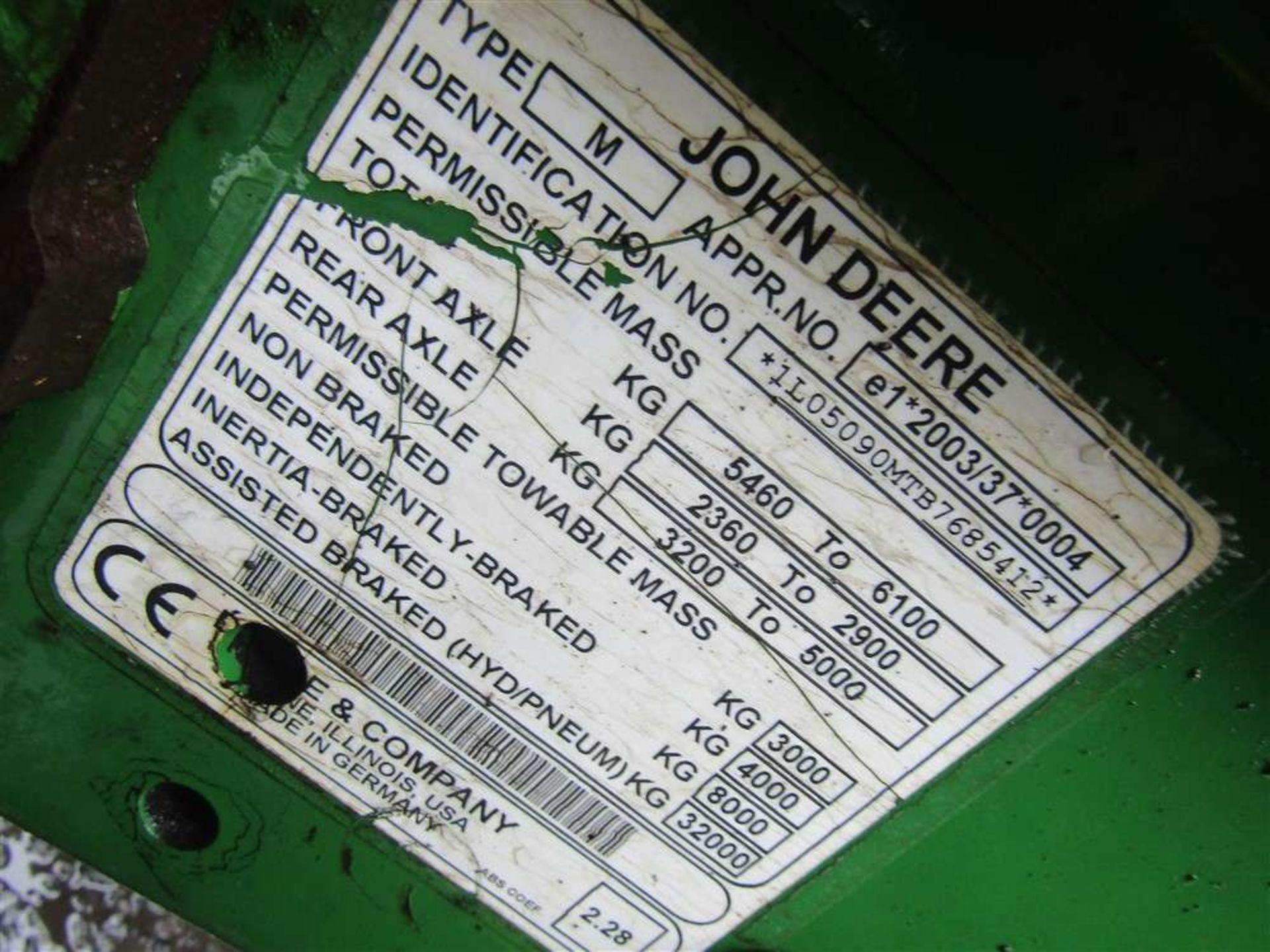 2011 11 reg John Deere 5090m Tractor c/w 583 Loader (Direct Council) - Image 5 of 7