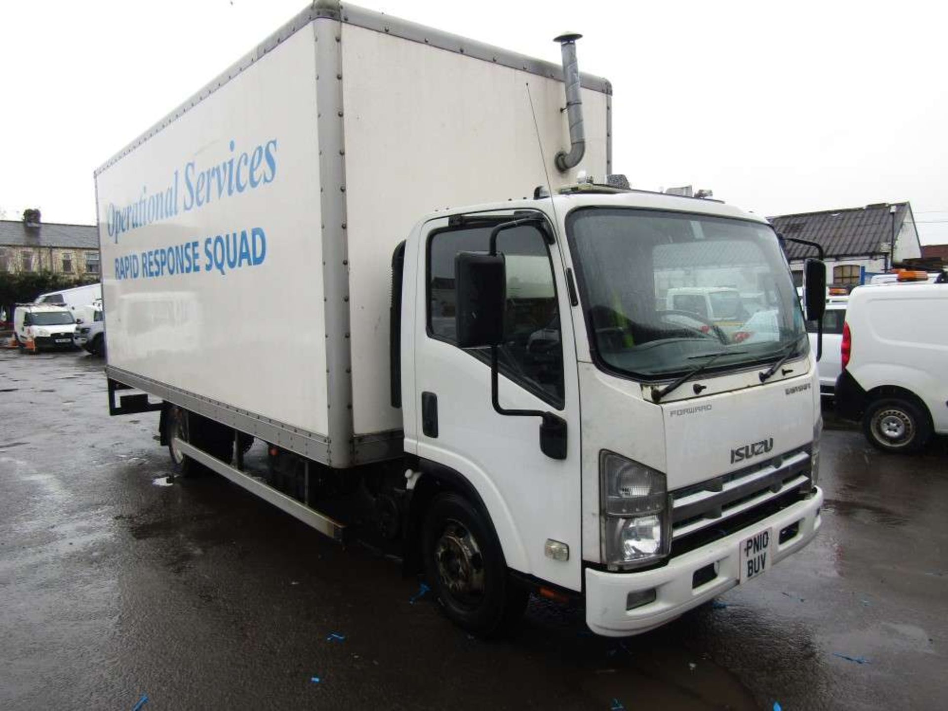 2010 10 reg Isuzu Forward N75.190 Box Van (Runs & Drives but Steering Issues) (Direct Council)