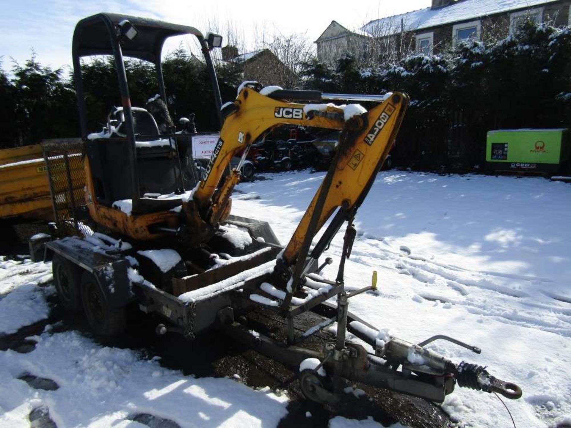 2011 JCB 801 Mini Digger c/w Trailer (Direct Electricity NW) - Image 2 of 5