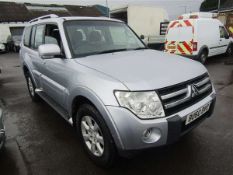 2010 60 reg Mitsubishi Shogun GLX Equippe DI-D A - Ex Police (Runs & Drives but Engine Issues)