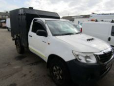 2014 14 reg Toyota Hilux Active D-4D 4 x 4 S/C Tipper (Direct Electricity NW)
