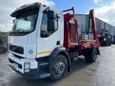 2013 13 reg Volvo FL 420 Skip Loader C/w Easi Sheet (Sold On Site - Location Burnley)