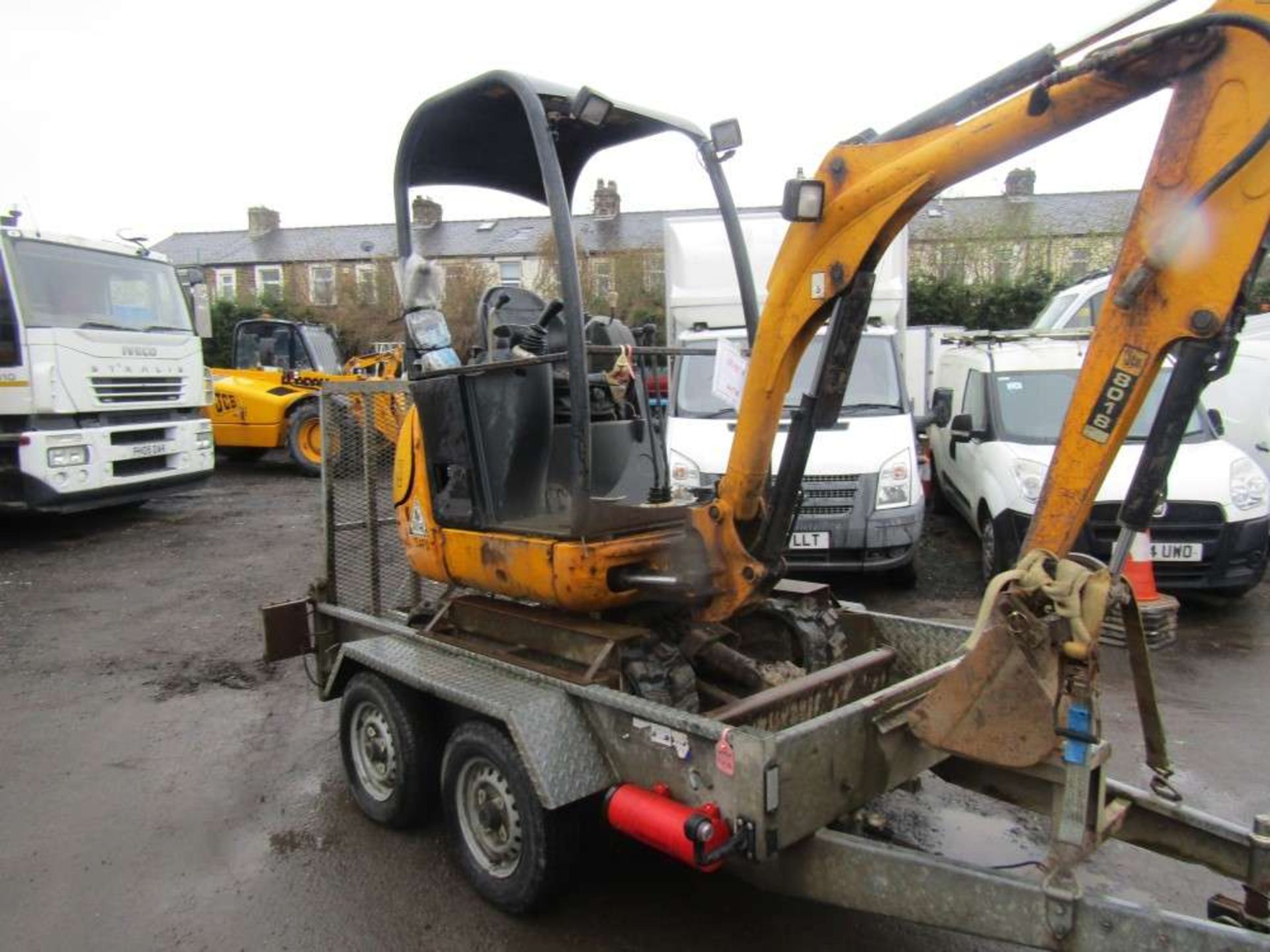 2010 JCB 801 Mini Digger c/w Trailer (Direct Electricity NW) - Image 4 of 5