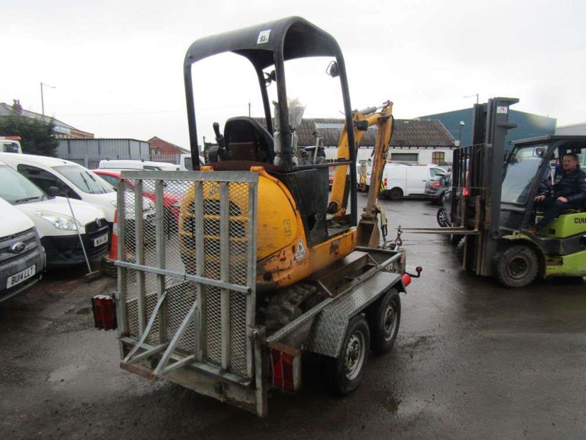 2010 JCB 801 Mini Digger c/w Trailer (Direct Electricity NW) - Image 3 of 5