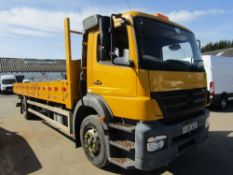 2005 05 reg Mercedes 1823 18t Flat Bed With Tail Lift
