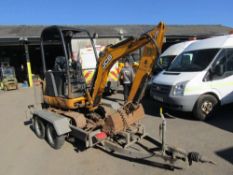 2017 JCB 801 Mini Digger c/w Trailer (Direct Electricity NW)