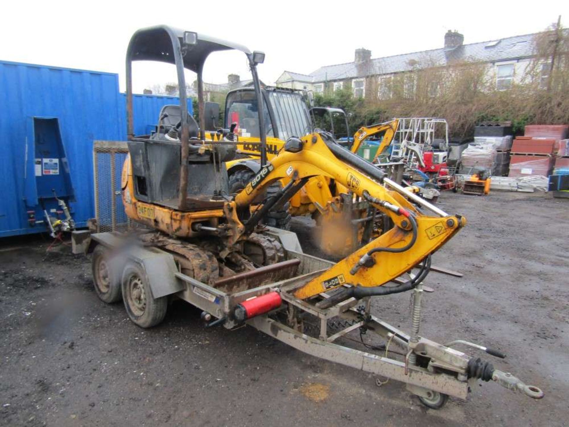 2010 JCB 801 Mini Digger c/w Trailer (Direct Electricity NW)