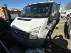 2014 63 reg Ford Transit 125 T350 RWD Tipper (Direct Council) (Sold on Site - Location Leek)
