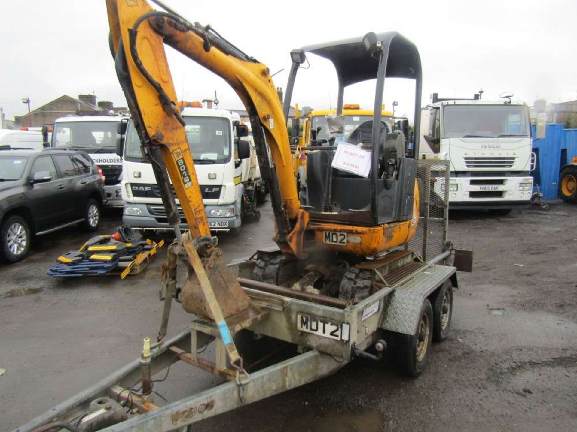 2010 JCB 801 Mini Digger c/w Trailer (Direct Electricity NW)