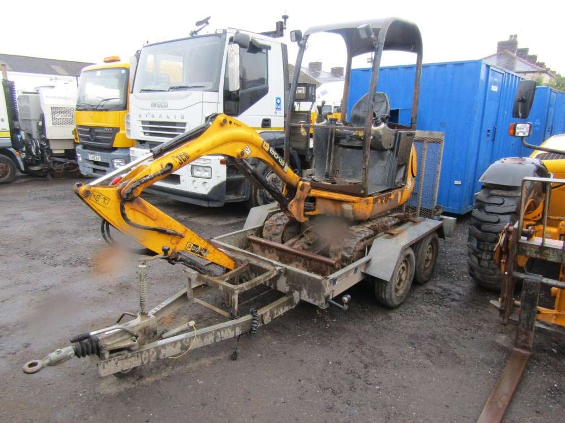 2010 JCB 801 Mini Digger c/w Trailer (Direct Electricity NW) - Image 2 of 6