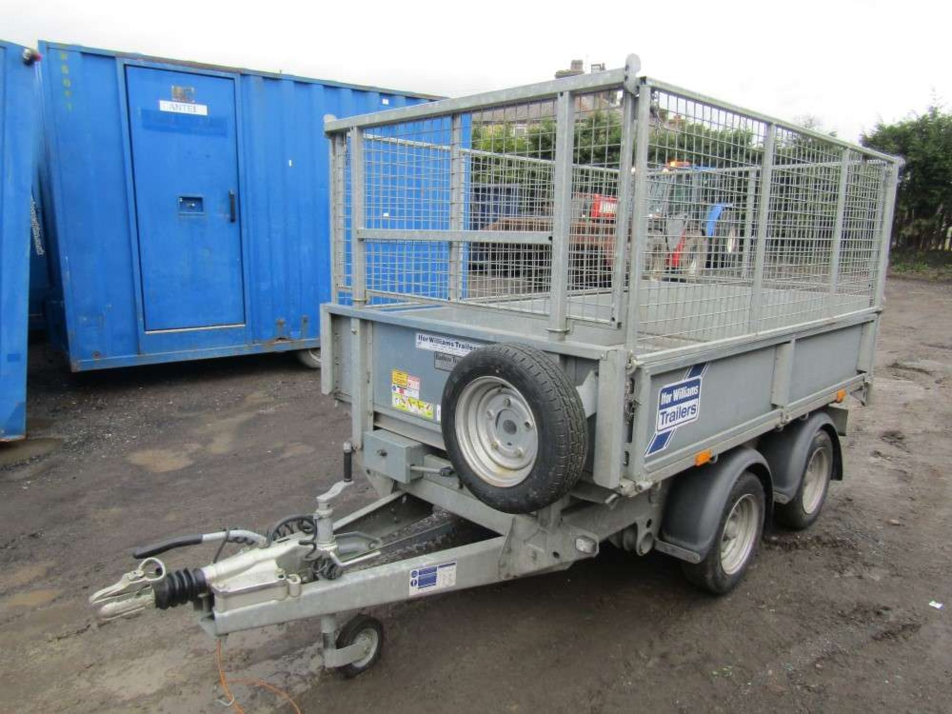 2018 Ifor Williams Tipping Trailer with Mesh Sides - Image 2 of 6