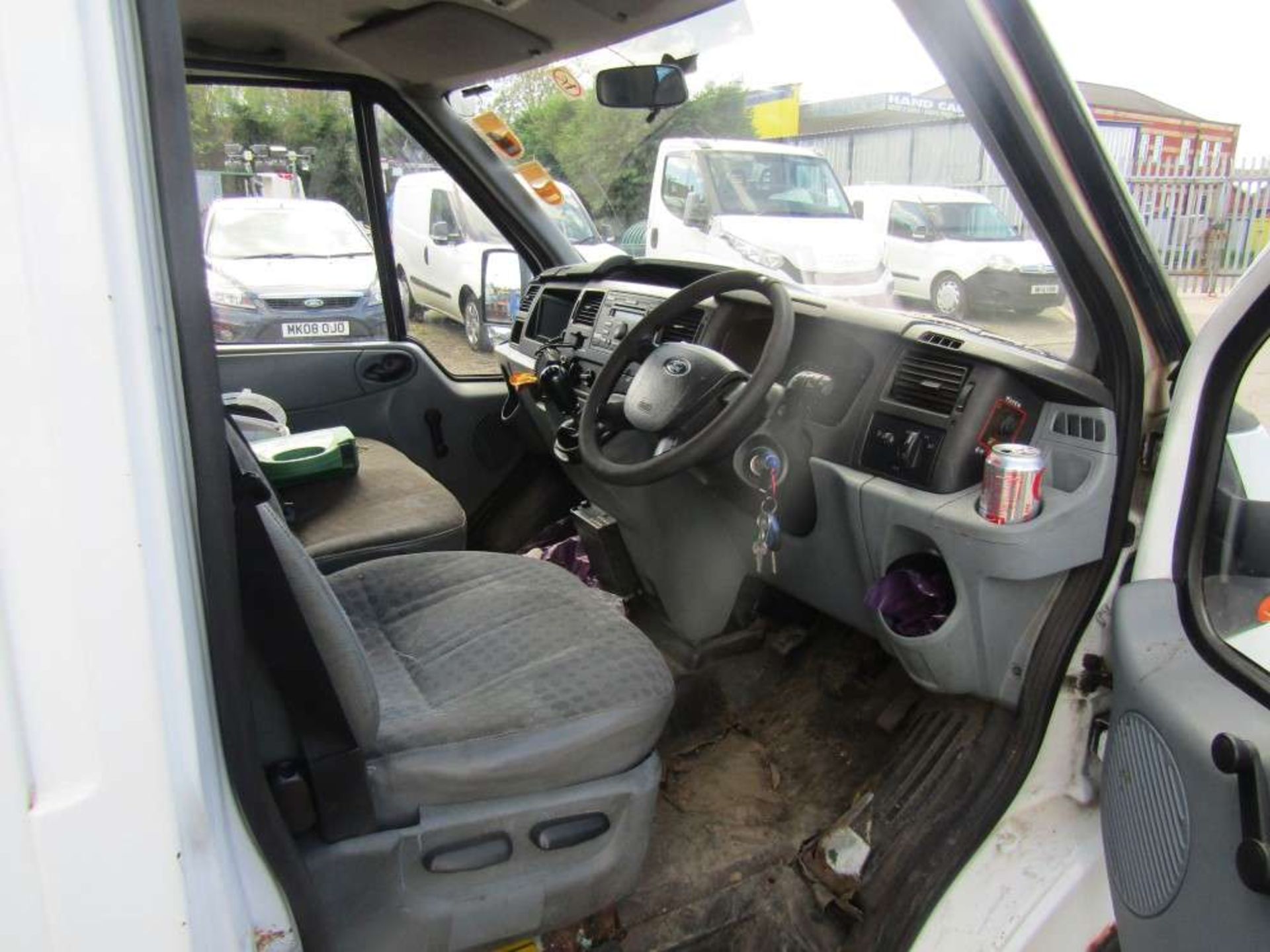 2007 07 reg Ford Transit 100 T350M RWD Wheelie Bin Waste Tipper (Direct Council) - Image 7 of 8