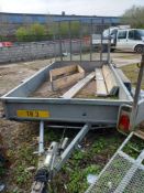 Twin Axle Plant Trailer (Direct Council) (Sold on Site - Location Leek)