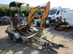 2010 JCB 801 Mini Digger c/w Trailer (Direct Electricity NW)