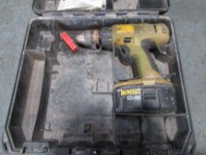 Dewalt 18v Rechargeable Drill In a Case