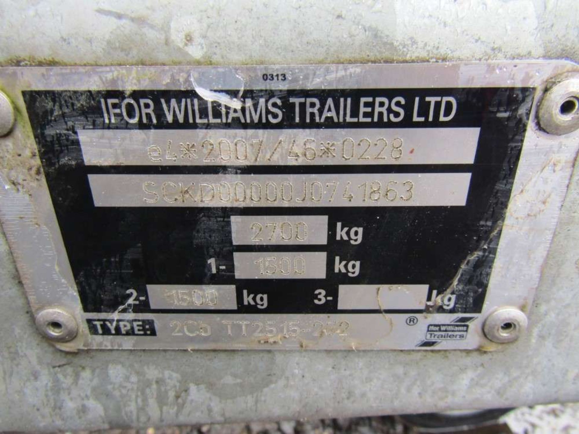 2018 Ifor Williams Tipping Trailer with Mesh Sides - Image 6 of 6