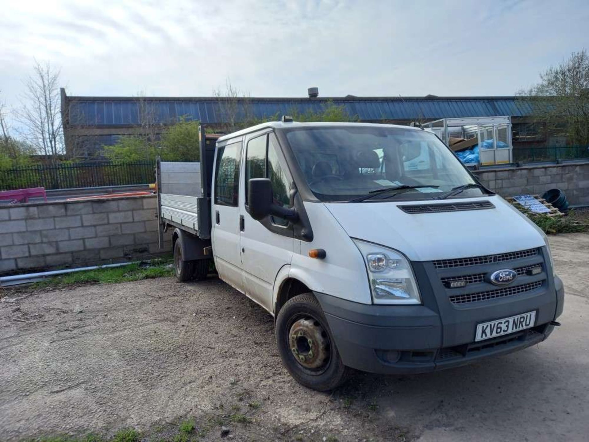 2013 63 reg Ford Transit 125 T350 Tipper c/w Tail Lift (Direct Council) (Sold on Site - Leek)