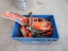 Stihl TS410 Stone Saw with Box of Stihl Parts