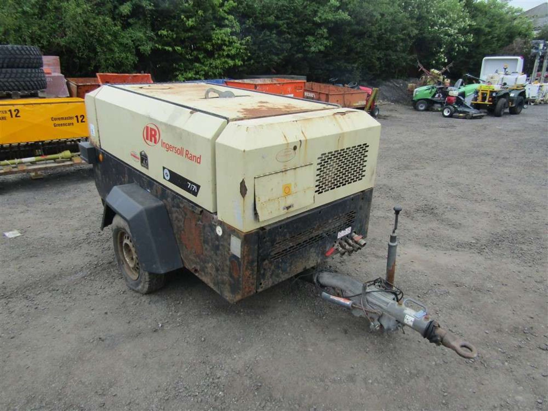 2007 Ingersoll Rand 7/71 Compressor c/w John Deere Engine