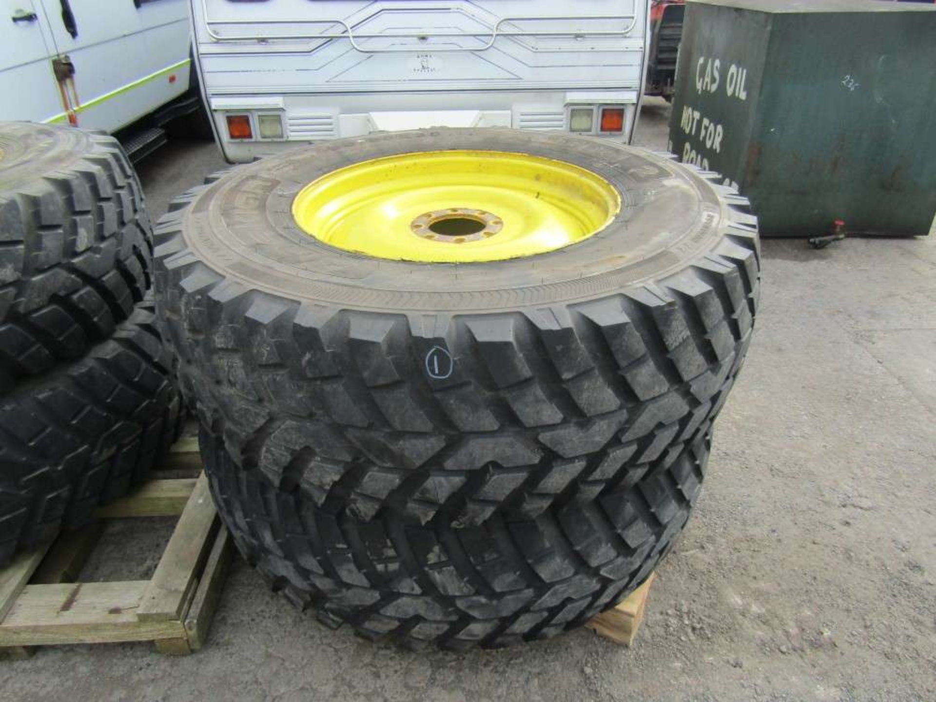 Set of Tractor Wheels & Tyre (Direct Council) - Image 2 of 2