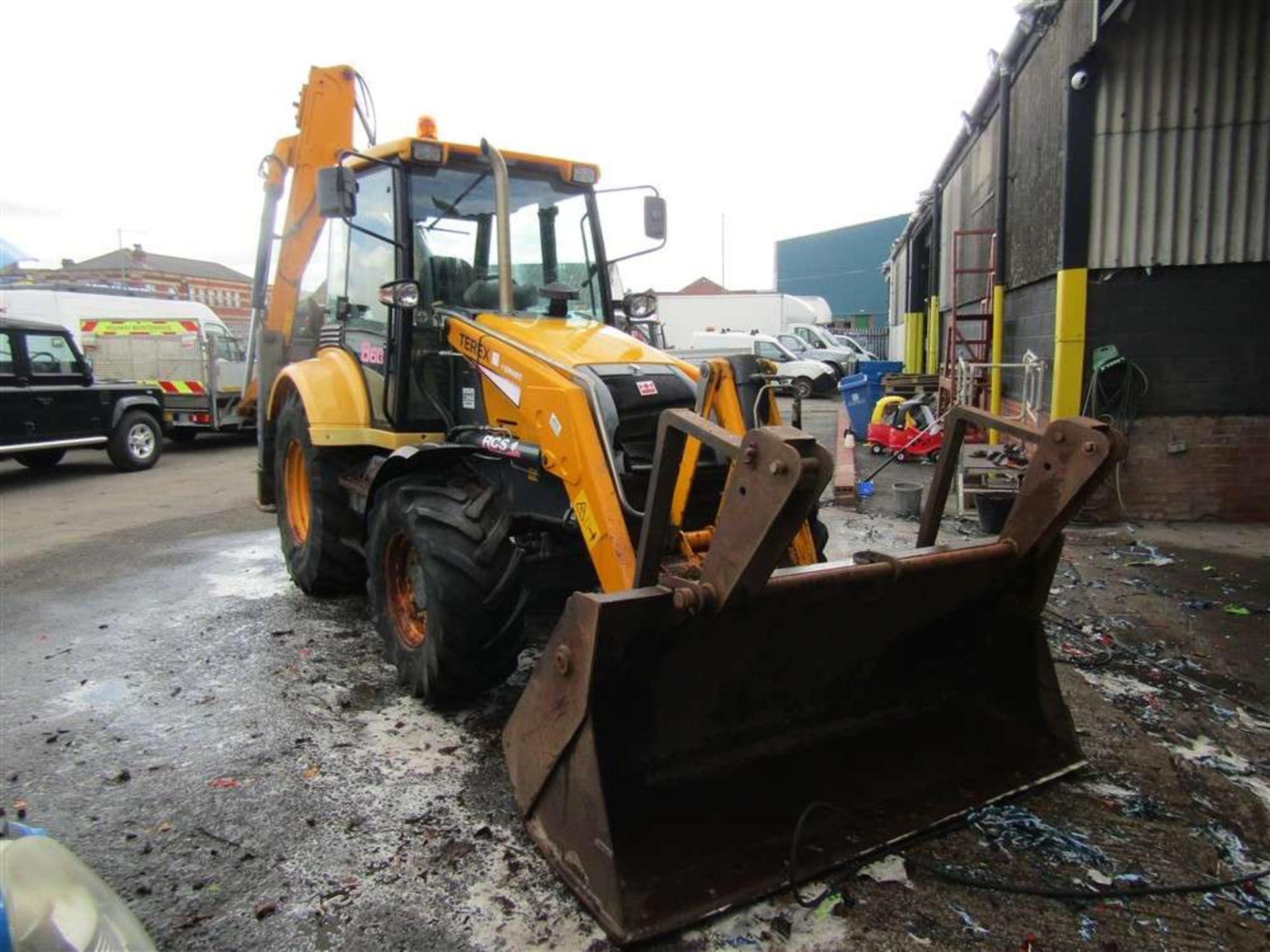 2004 04 reg Terex Fermec 860 SX 4 x 4 Back Hoe Loader c/w 4 in 1 Bucket (Direct Council)