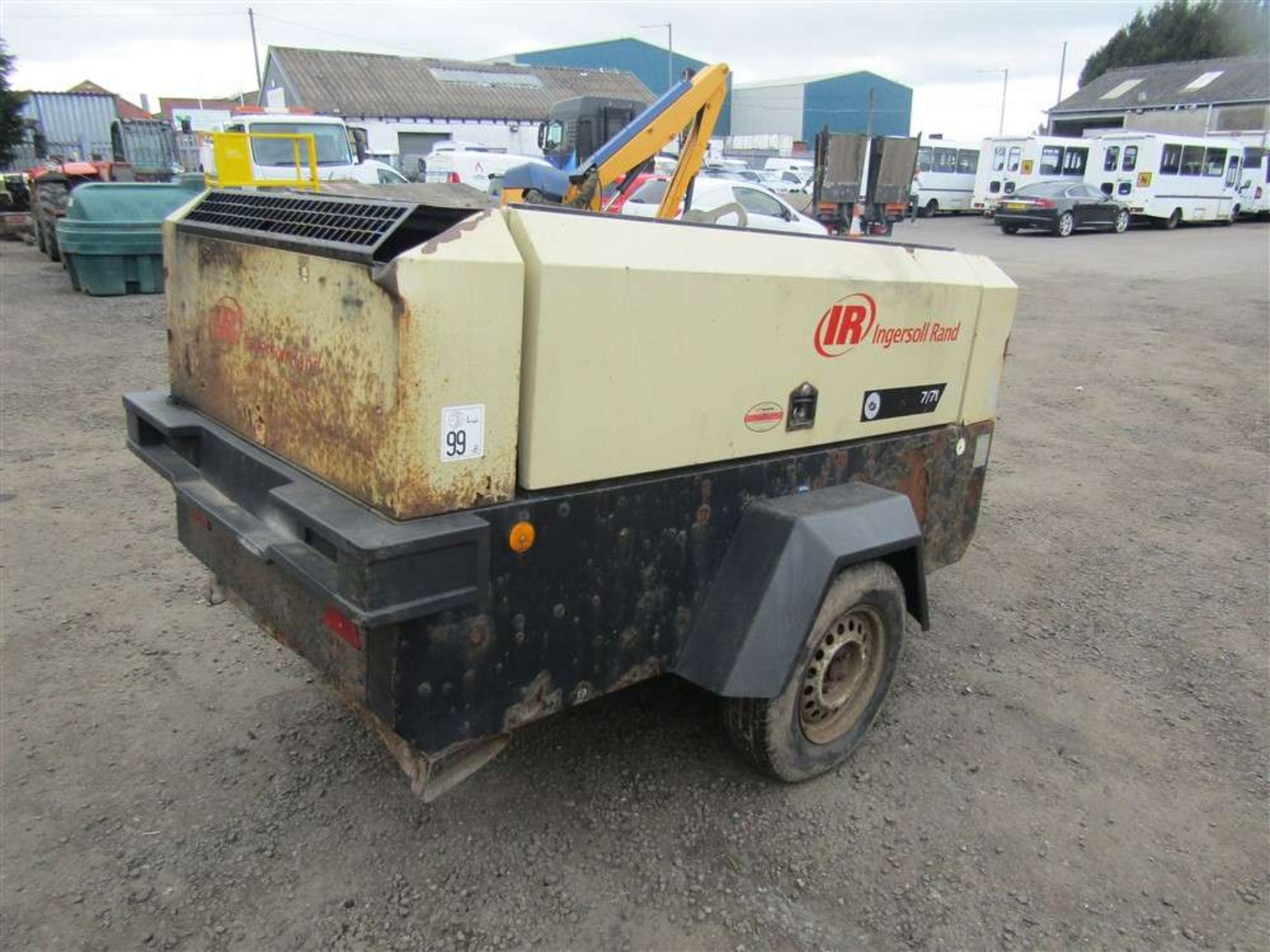 2007 Ingersoll Rand 7/71 Compressor c/w John Deere Engine - Image 4 of 6