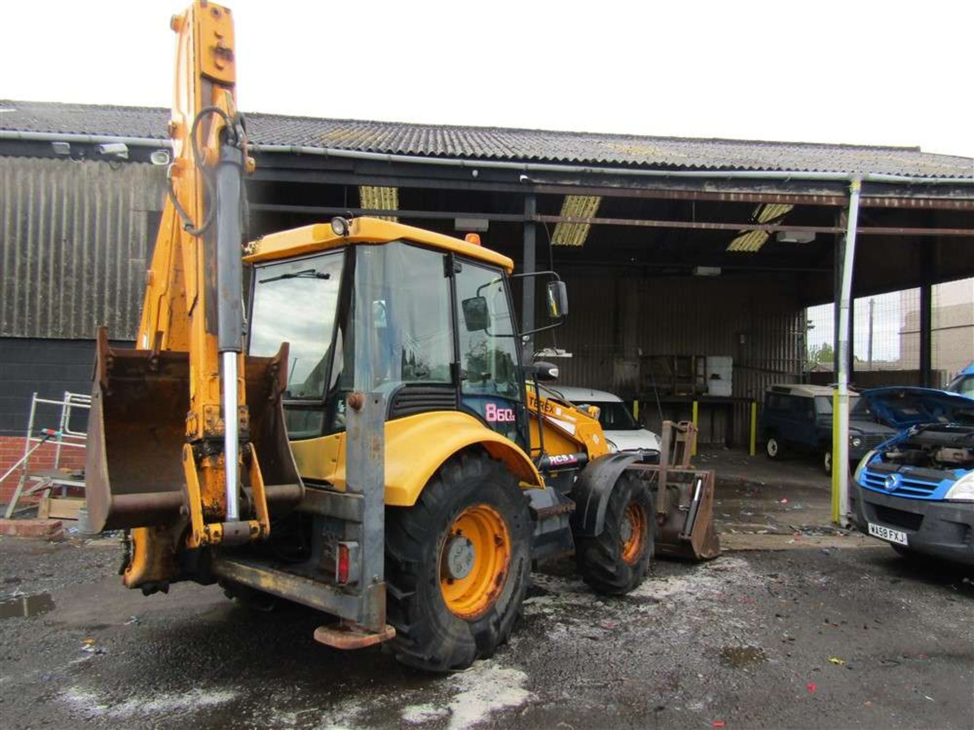 2004 04 reg Terex Fermec 860 SX 4 x 4 Back Hoe Loader c/w 4 in 1 Bucket (Direct Council) - Image 4 of 7