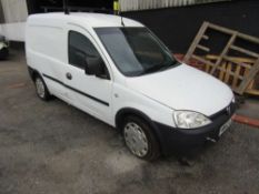 2011 60 reg Vauxhall Combo 2000 CDTI 16v (Non Runner) (Direct United Utilities Water)