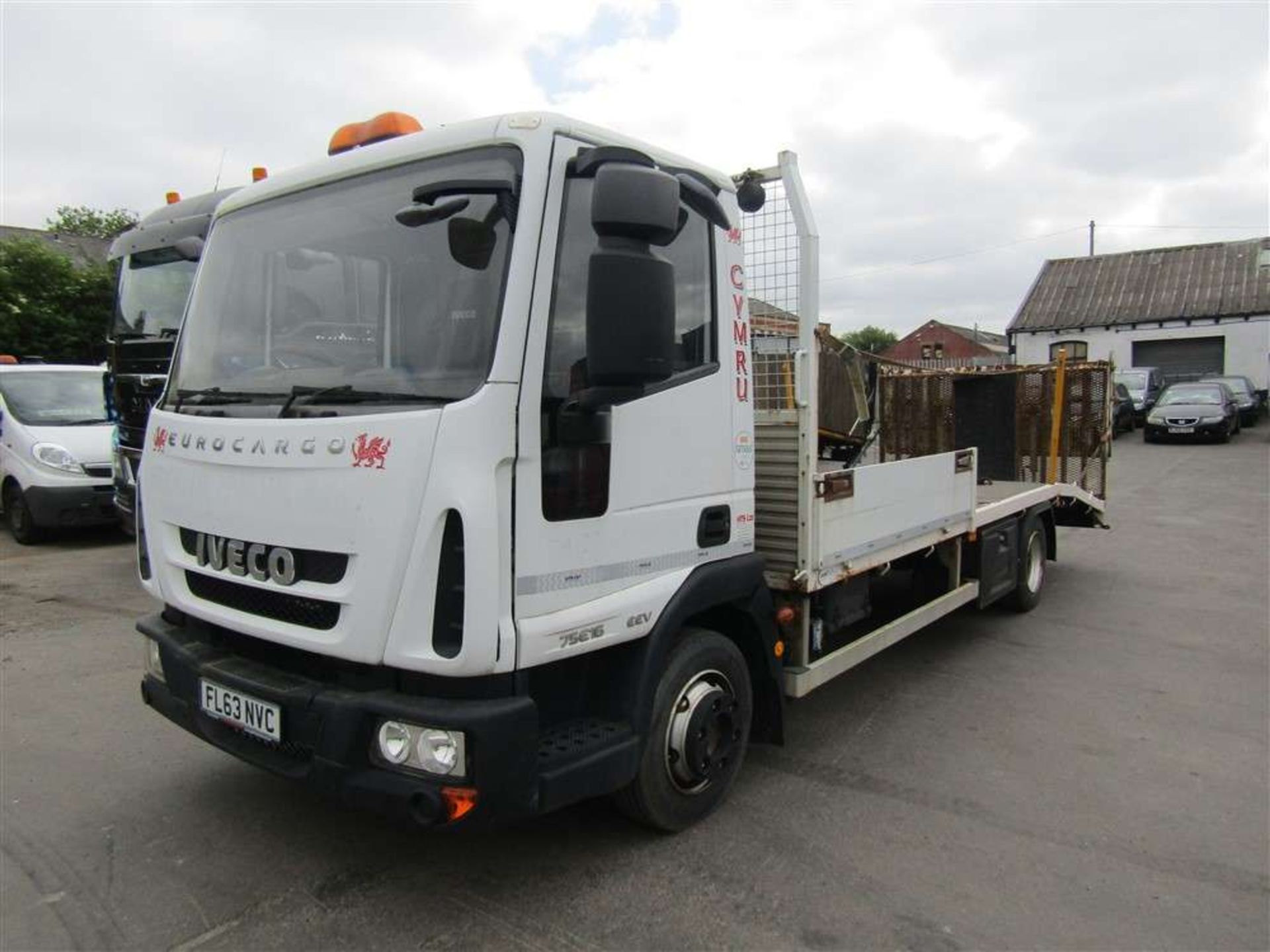 2013 63 reg Iveco 75E16 Flat - Image 2 of 6