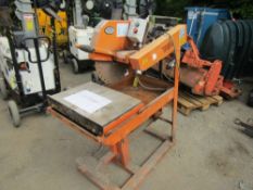 Red Band Sliding Table Stone Saw