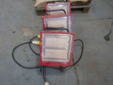 3 x Ceramic Heaters (Direct Gap)