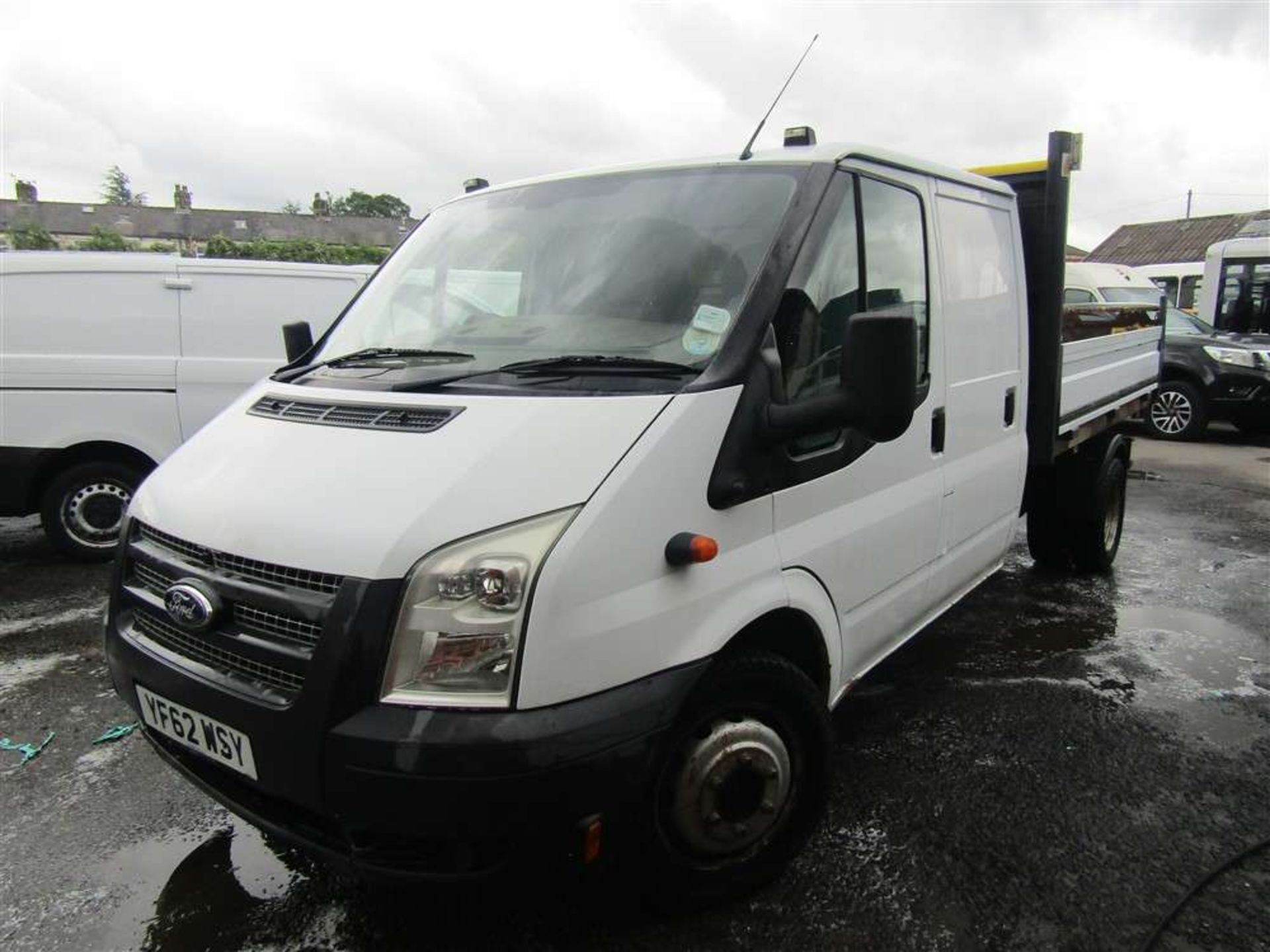 2012 62 Reg Ford Transit 125 T350 RWD Double Cab Tipper (Direct Council) - Image 2 of 8