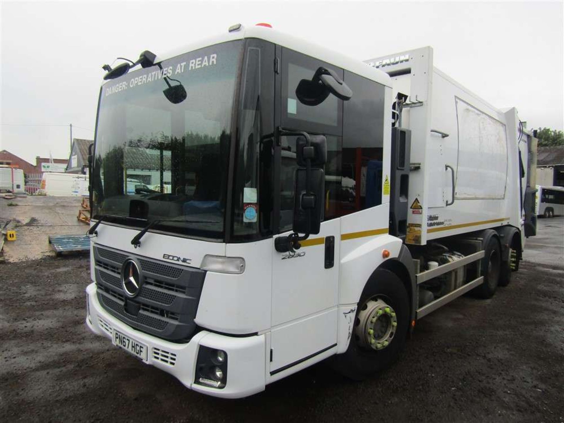 2017 67 Reg Mercedes Econic 2630 Refuse Wagon (Direct Council) - Image 2 of 6