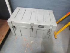 Grey Tool Box with Wheels