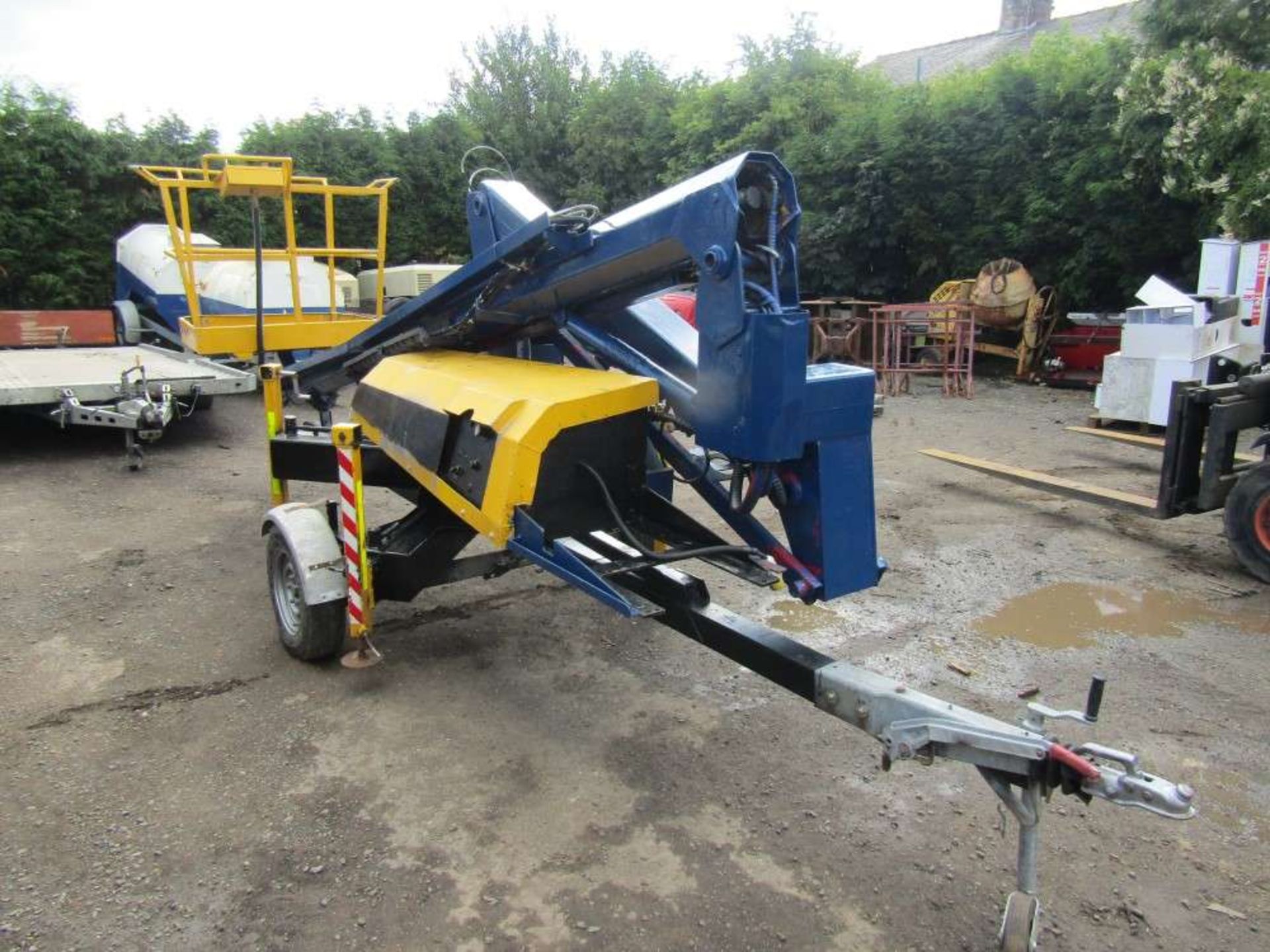 Access Machines Ltd Trailer Mounted Telescopic 12 mtr / 40ft Cherry Picker - Image 4 of 5