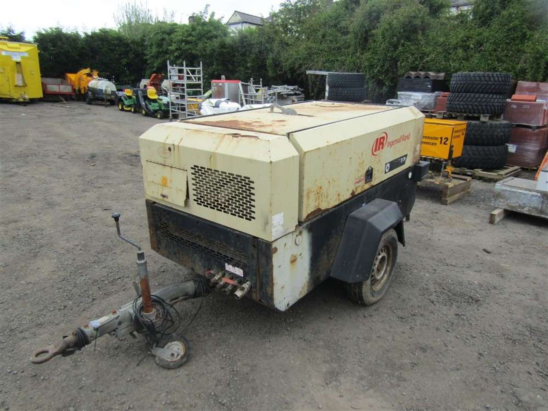 2007 Ingersoll Rand 7/71 Compressor c/w John Deere Engine - Image 2 of 6