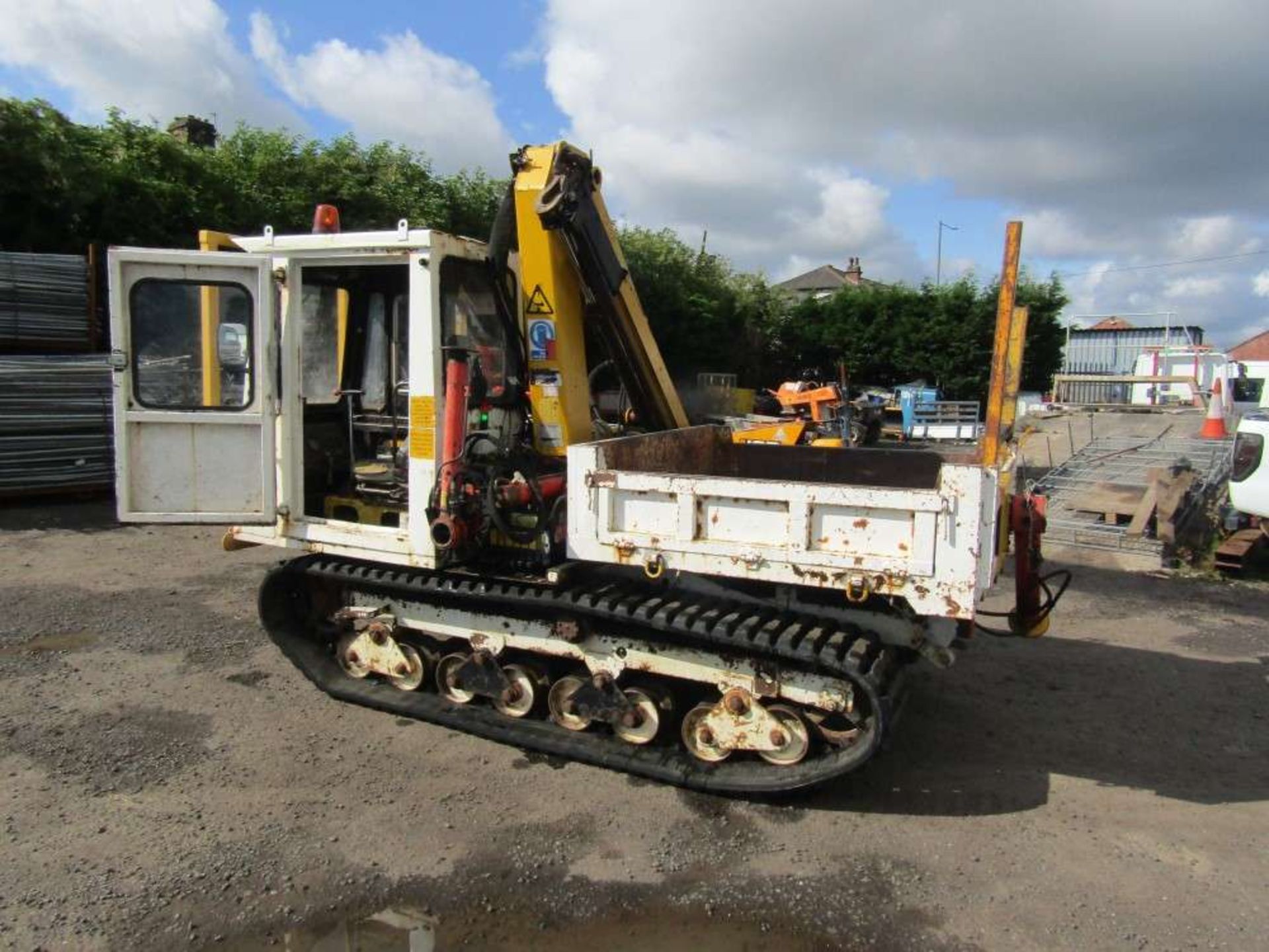 1992 K reg Morooka Tracked Tipper c/w Palfinger Crane (Direct ENW) - Image 5 of 8