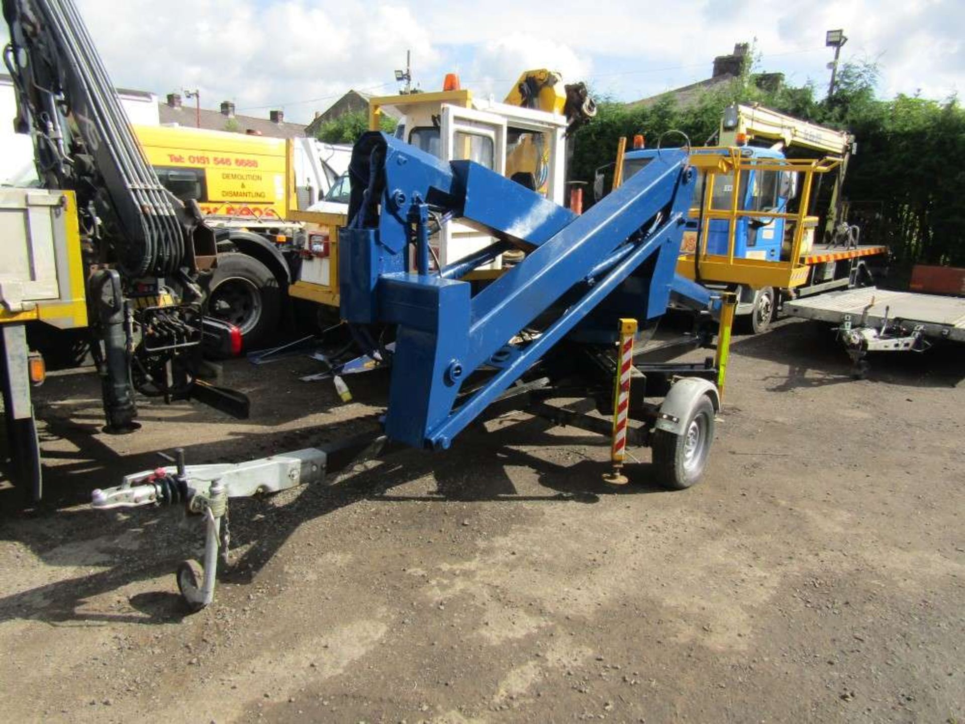 Access Machines Ltd Trailer Mounted Telescopic 12 mtr / 40ft Cherry Picker