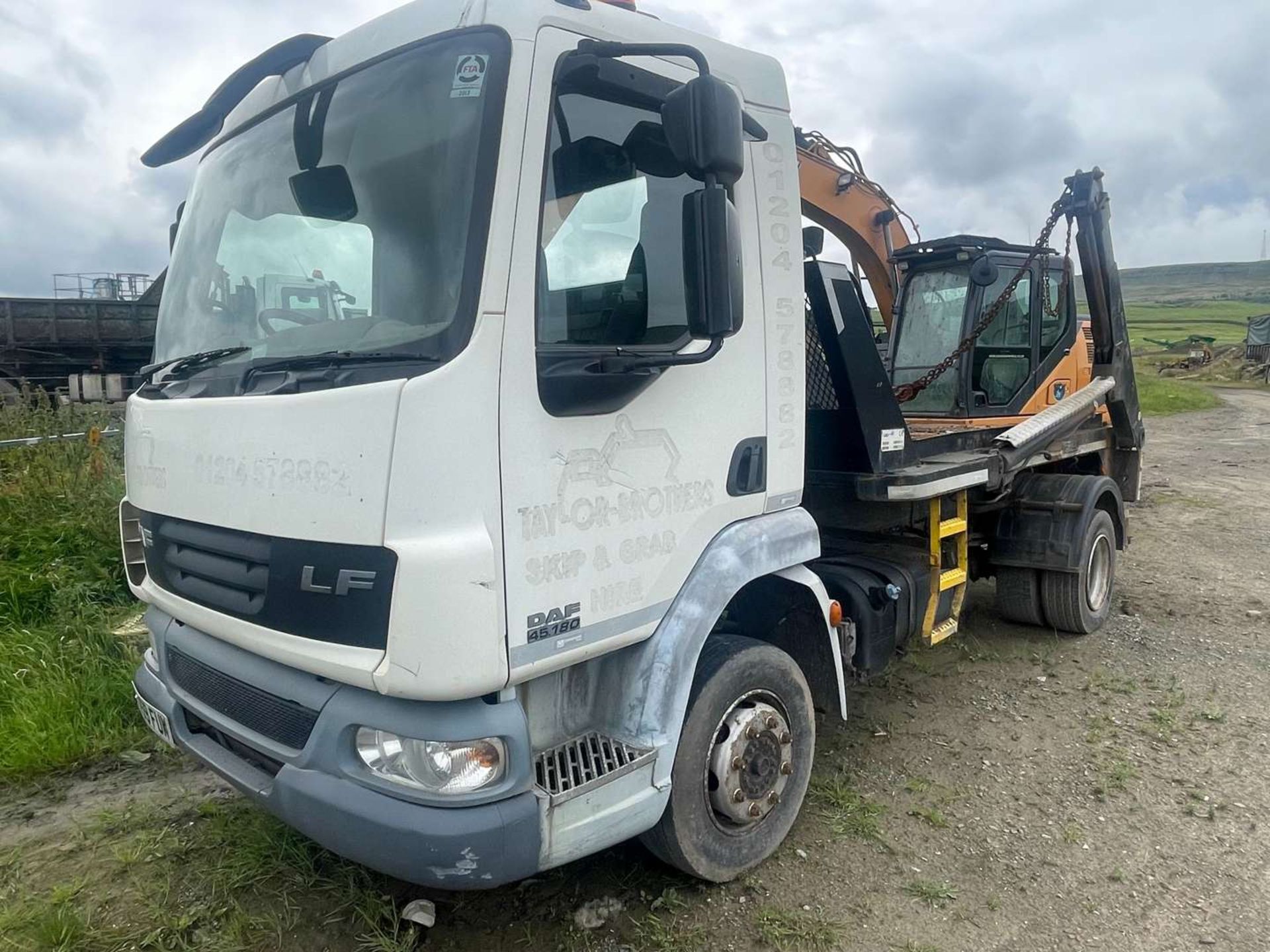 2009 59 reg DAF LF 45.180 Skip Loader (Sold On Site - Location Burnley)