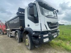 2017 17 reg Iveco Trakker 410 8 Wheel Tipper (Sold On Site - Location Burnley)