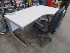 Corner Computer Desk & Office Chair