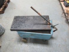 Blue Cantelever Tool Trolley