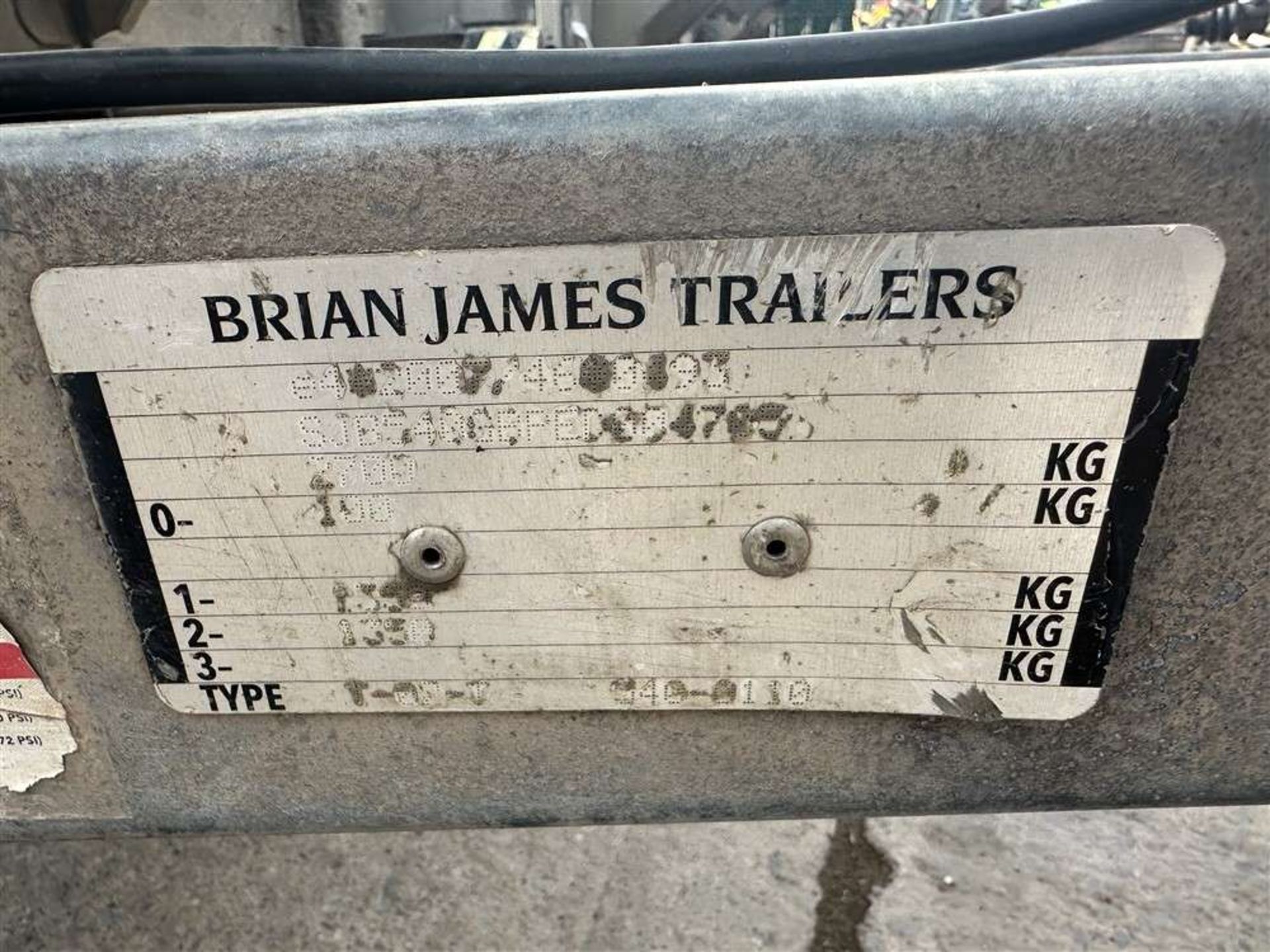 Brian James Excavator Trailer - To Suit 1.5T - Image 3 of 3