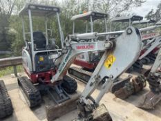 2021 Takeuchi TB216 Tracked Excavator c/w 4 x Buckets