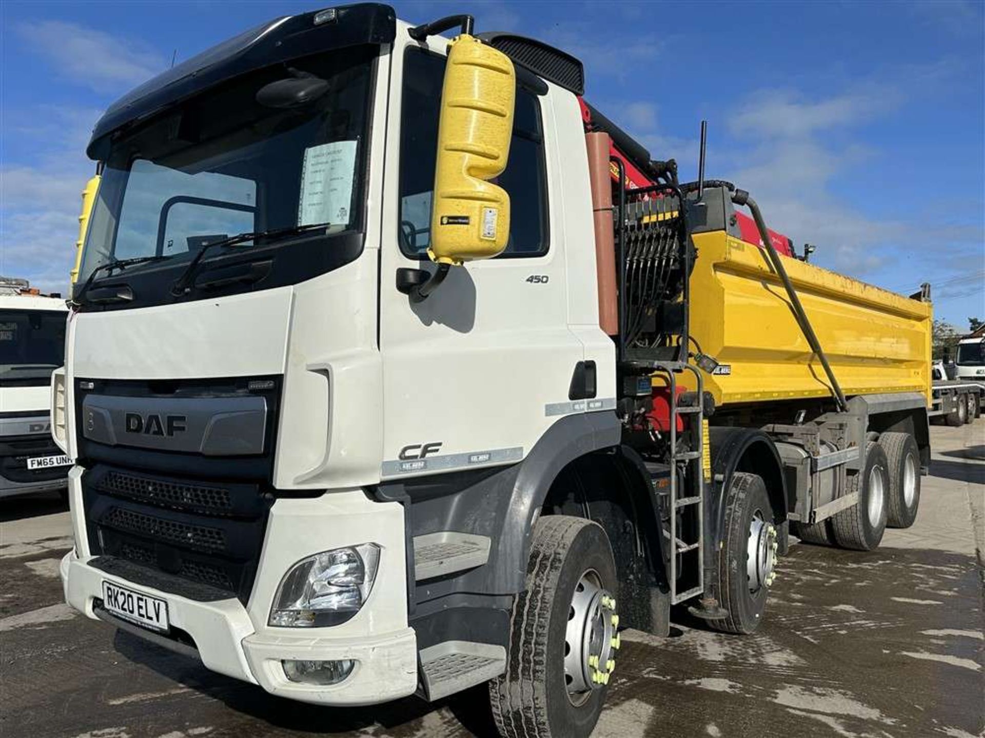 2020 20 reg DAF CF 450 Tipper c/w Palfinger M125 Classic Epsilon Crane - Image 2 of 9