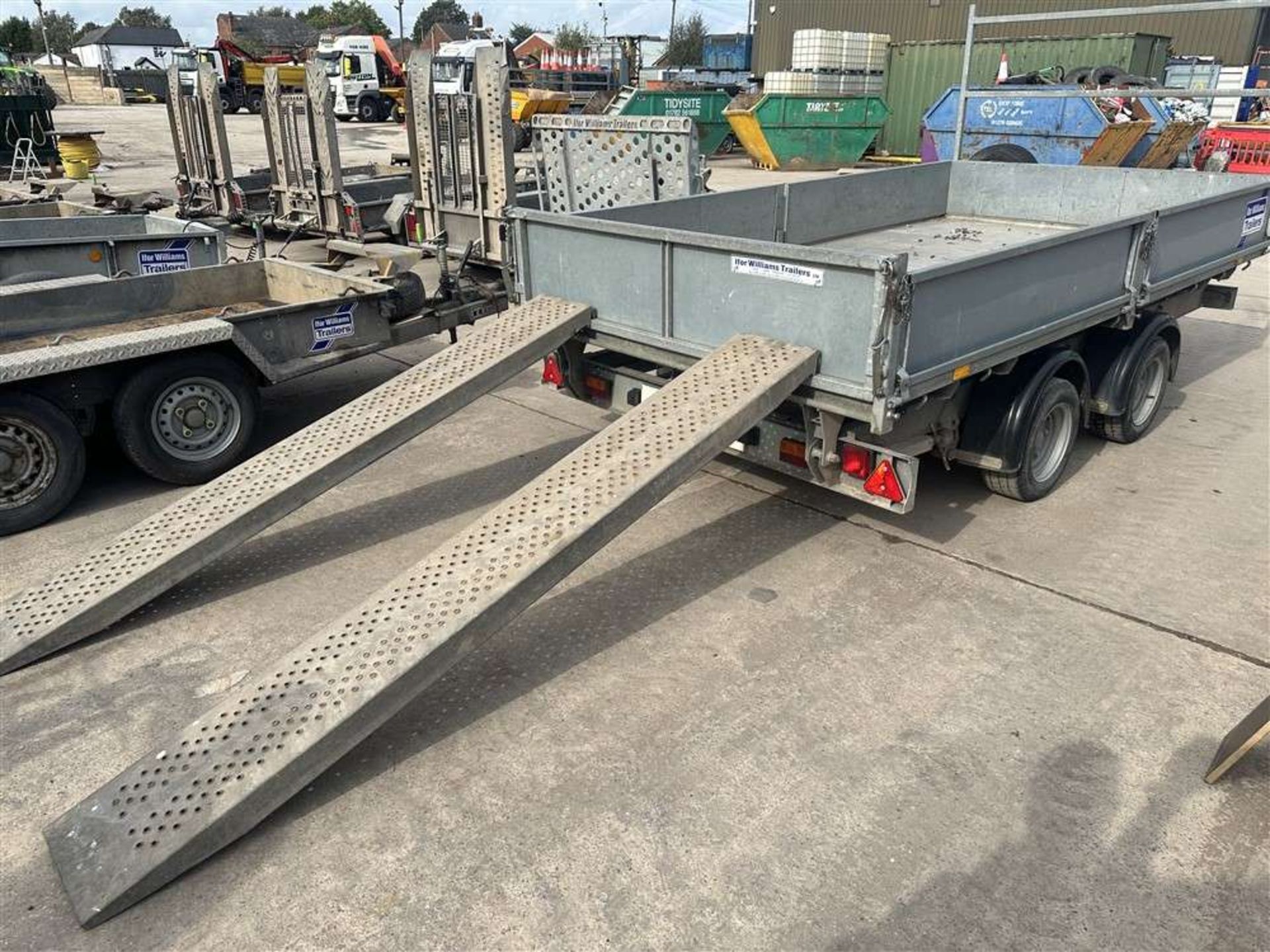 2011 Ifor Williams TT126G 12' x 6' Tipping Trailer c/w Ramps - Image 2 of 5