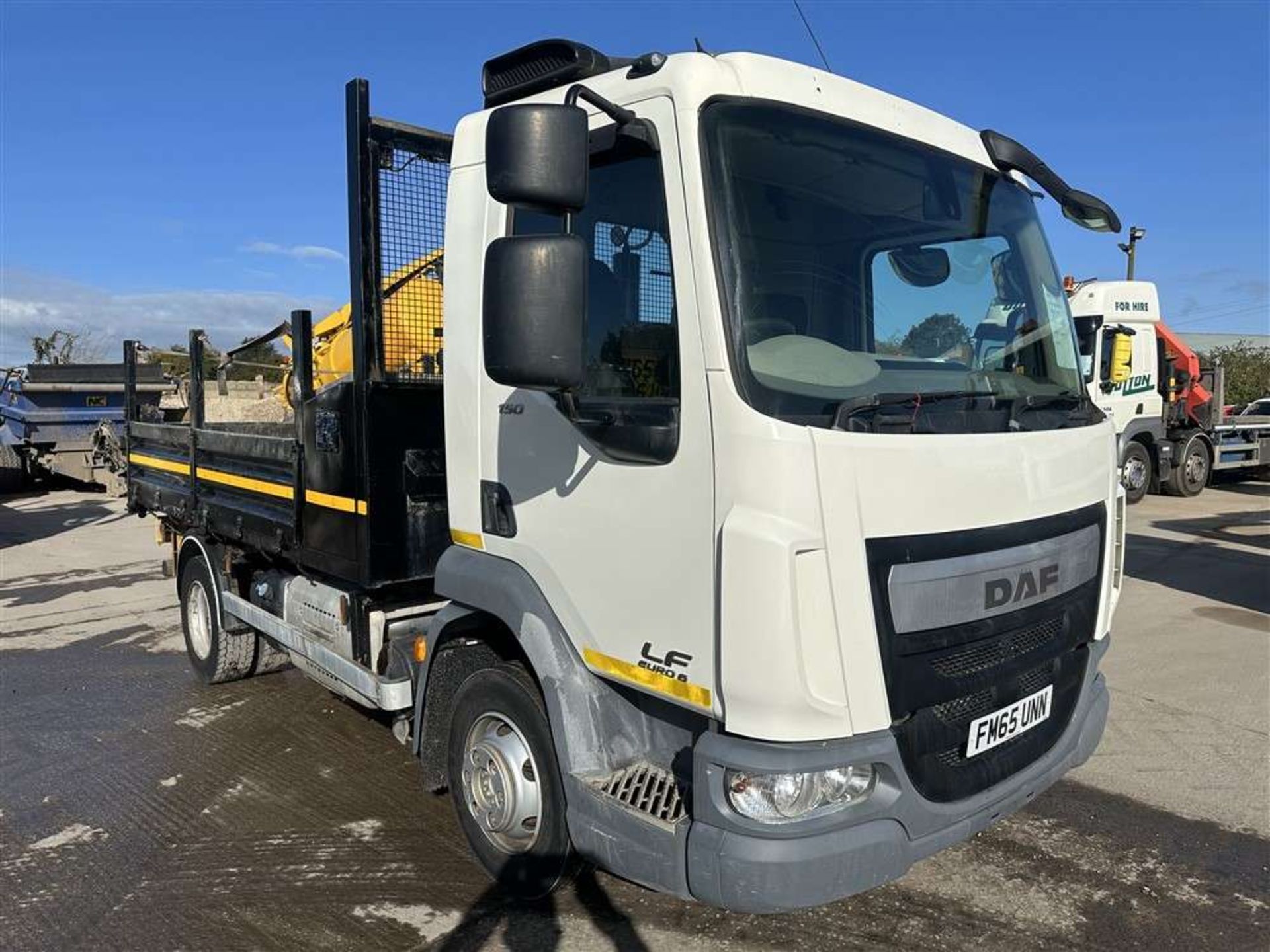 2016 65 reg DAF LF150 Euro 6 Tipper c/w Penny KJ250 Swing Lift